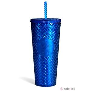 Starbucks Jeweled Diamond Blue Azure Holiday 2022 Ice Tumbler Venti Gift